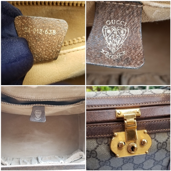 Super VERY RARE Vintage Gucci Supreme Web Ophidia Train case DOCTOR'S handbag - Picture 16 of 16